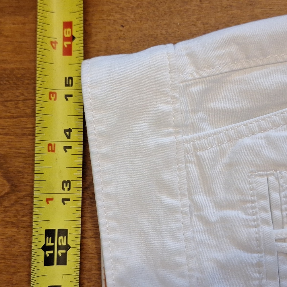 Dockers Womens 8 White Bermuda Shorts WPL-423 Flat Front - Picture 5 of 10